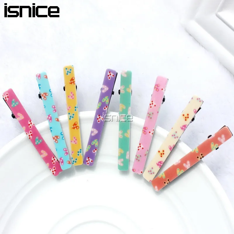 Isnice 12 шт./партия новые модные классические длинные заколки для волос европейские
