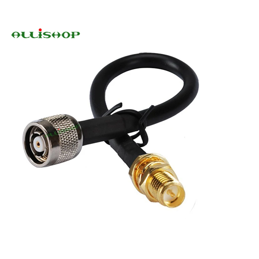 

RP SMA Female to RP TNC Male RG58 Cable RP TNC Plug to RP SMA Jack Adapter Two Way Radio Jumper Pigtail Cable 1M 3M 6M 9M 12M
