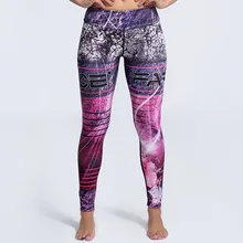 New Design Sexy Europe America Style 3D Digital Printed Leggings Women Sporting Leggins Fitness Workout Trousers Pencil Pants