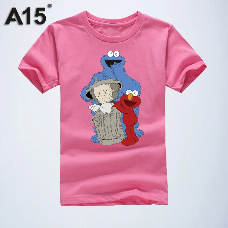 K4T56DarkPink A15 детей футболки для топы для девочек Дети в для мальчиков-подростков летние шорты рукавом Мягкий хлопок Верхняя одежда белая детская футболка Размер 10 12 - Цвет: K4T56DarkPink