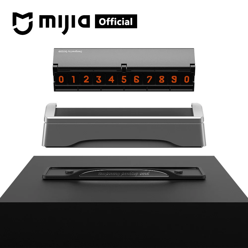 

New Xiaomi Mijia Gift Temporary Parking Card Universal Car Phone Number Card Auto Accessories Temporary Parking Card Friend Gift
