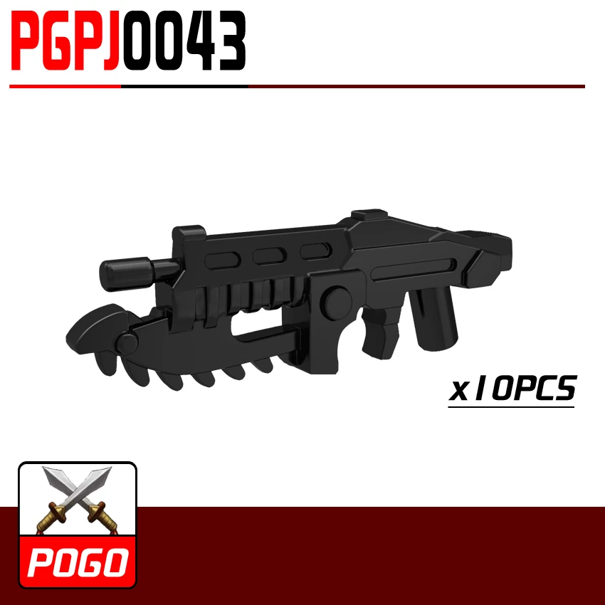 PG0043 10pcs/lot Bayonet gun Future Weapons SWAT for MINIFIG Action Figures model diy Assemble Building Blocks Kids Toys Gifts | Игрушки и