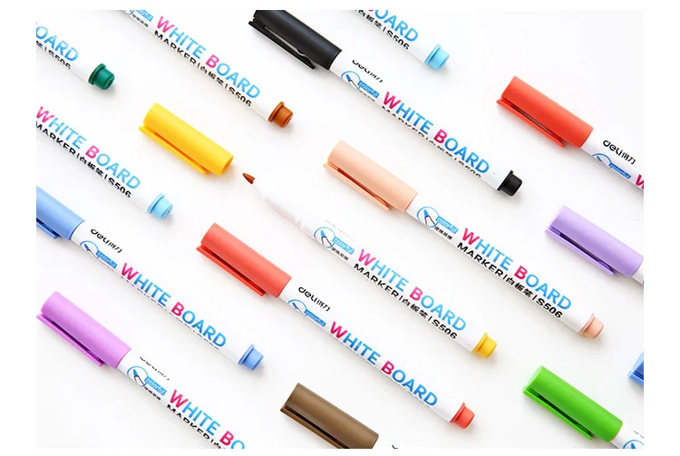 12 цветов белой доски маркер стираемые ручка для доски Стекло Металл керамические рисунок канцелярские принадлежности Canetas FB759