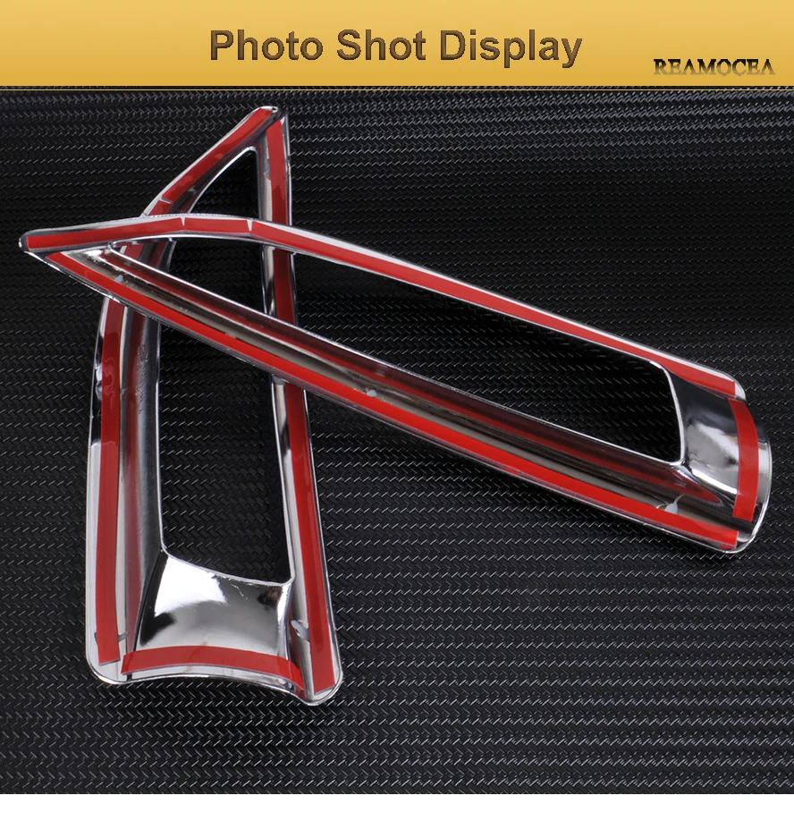 Reamocea 2Pcs Car ABS Chrome Rear Left Right Fog Light Cover Trim For Honda CRV CR-V 2012 2013 2014 Accessories (11)