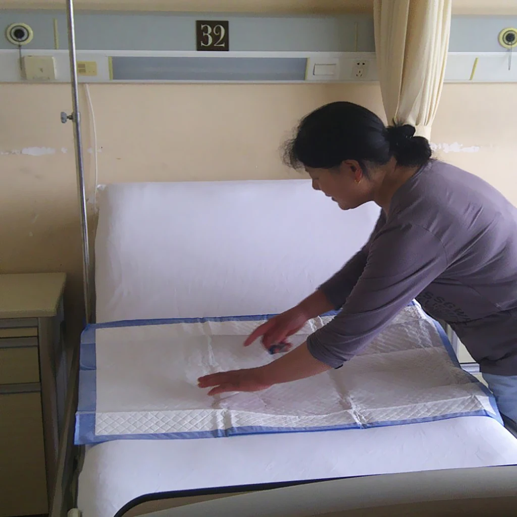 

Heavy Absorbency 23.6 x 35.4 Inch Disposable Underpads,in Continence Care Great Protection for Beds, Furniture, Surfaces