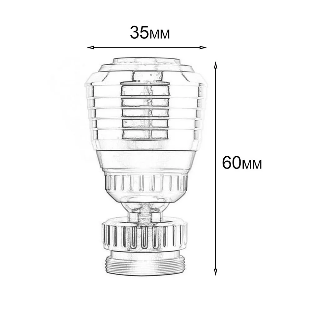 Фильтр для воды 360 Вращающийся кран распылитель на кран заставка кран кухонный аэратор Распылитель головы экономии воды краны ванная комната кухня