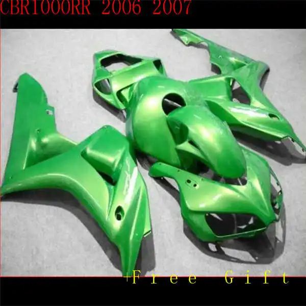L36-Fairings для CBR1000RR 06 07 CBR1000 RR 2006 2007 Цвет: белый, черный, голубой мотоциклетный обтекатель abs комплект кузов зеленый красный оранжевый - Цвет: 7