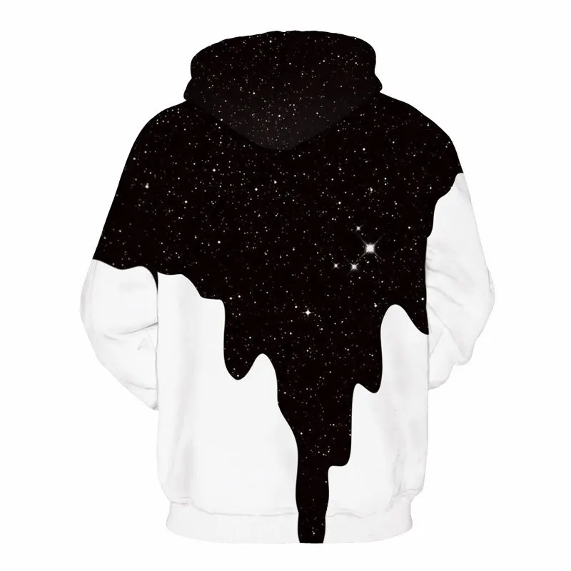  TUNSECHY  2020 Hot Fashion Men/Women 3d Sweatshirts Print Spilled Milk Space Galaxy Hooded Hoodies 