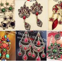 Национальный ветер восстановление древних способов богемные серьги 50 пара/лот, серьги для женщин