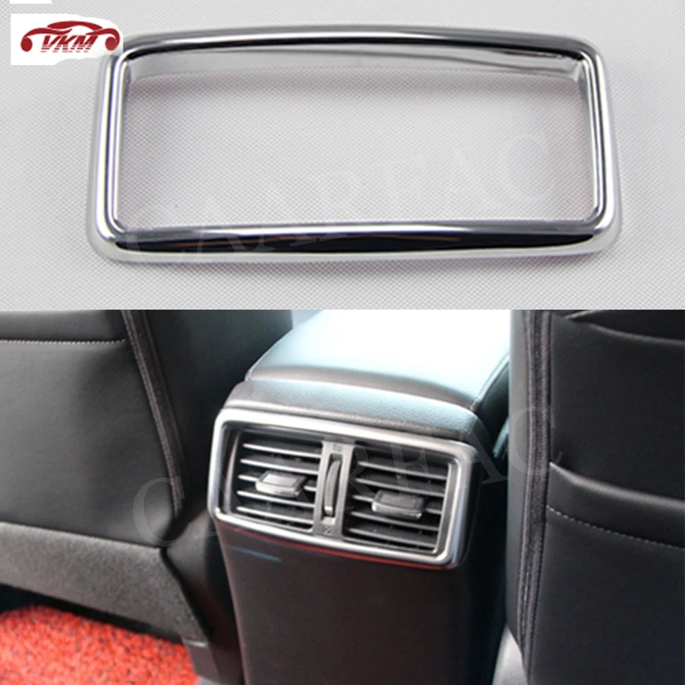 Car Interior Rear Seat AC Air Condition Vent Outlet Cover Trim Decoration For Nissan X-Trail X Trail T32 2014 -2017 ABS Chrome | Автомобили