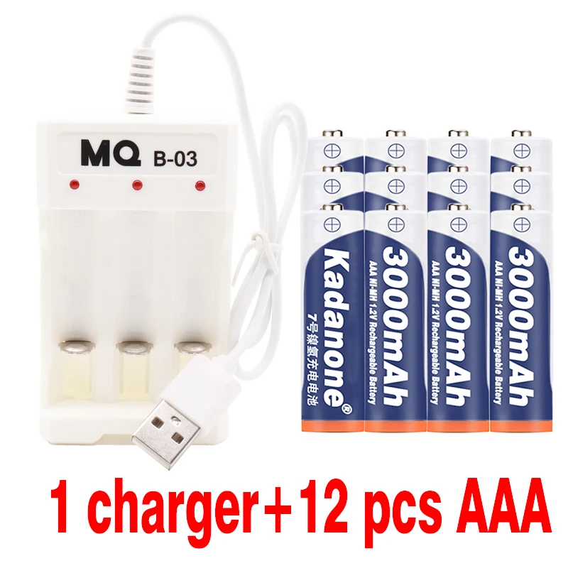 2019 Лот Новый бренд AAA батарея 3000 mah 1 2 v Ni MH аккумуляторная для дистанционного