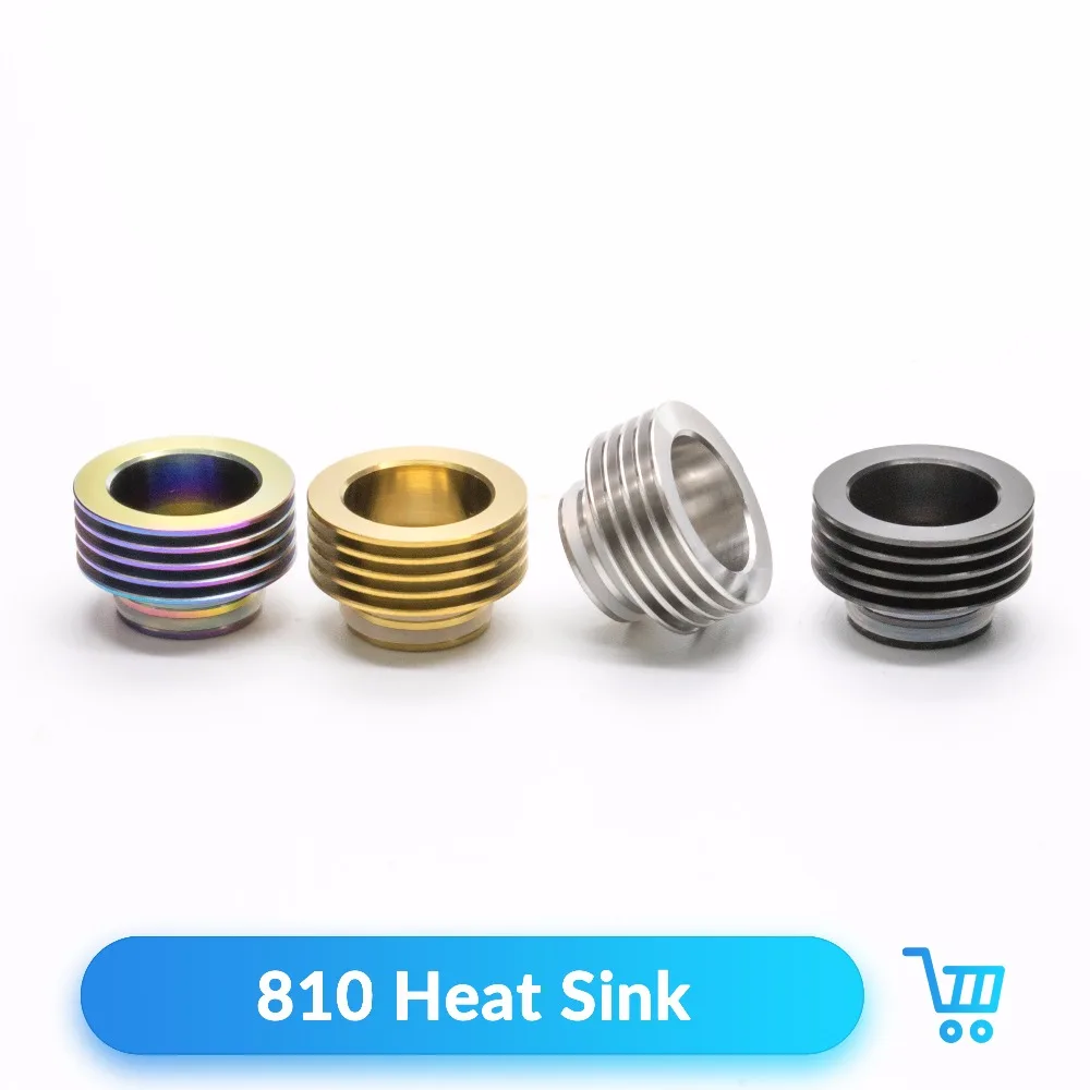 Кварцевый Banger 50 шт. 810 теплоотвод адаптер 12 5 мм соединение для V8 V12 RTA бак Vape