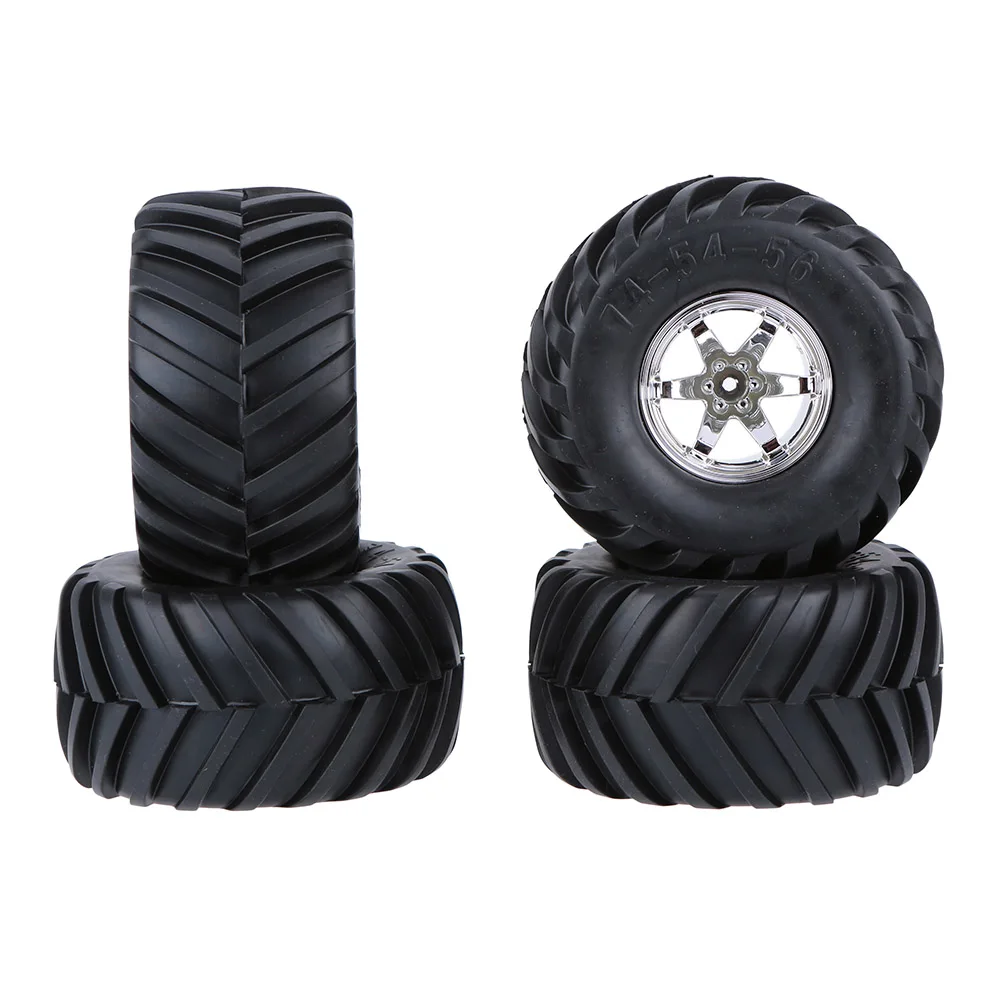 4 шт./компл. 1/10 внедорожные износостойкие Crush resistant Monster Truck шины для Traxxas HSP Tamiya HPI