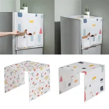 Бытовой пылезащитный чехол для холодильника Мути-функциональный холодильник Защитный Чехол Органайзер, сумка для хранения кухонные принадлежности, аксессуары