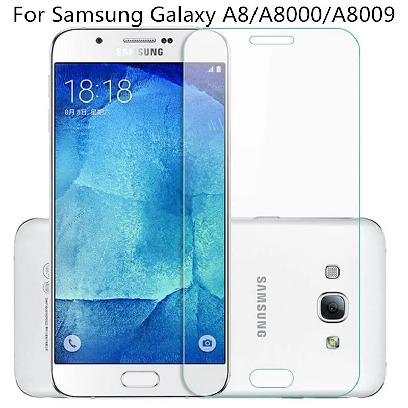 

Tempered Glass For Samsung Galaxy A8 2015 2016 A810 A810F A800 SM-A800F A8000 A800F Screen Protector Toughened Protective Film