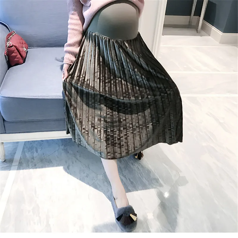 Весенние и осенние модные Средства ухода за кожей для будущих мам живота Юбки