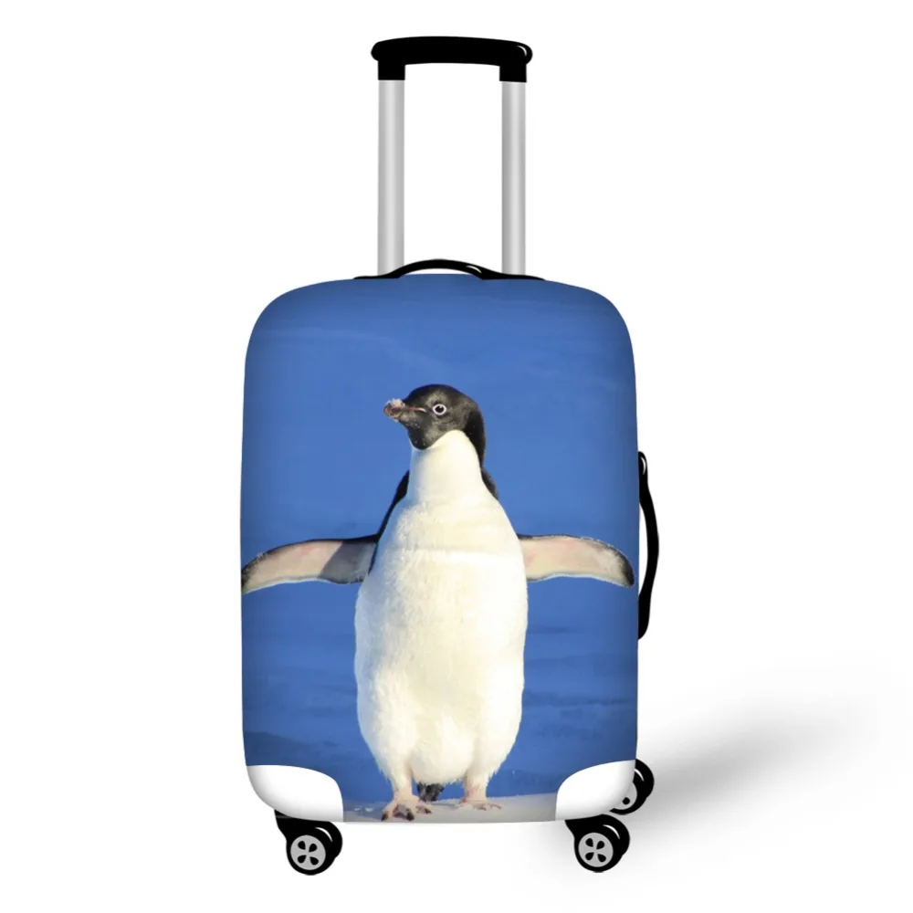 Animal Penguin travel accessories suitcase protective covers 18-30 inch elastic luggage dust cover case stretchable bag Animal Penguin travel accessories suitcase protective covers 18-30 inch elastic luggage dust cover case stretchable bag