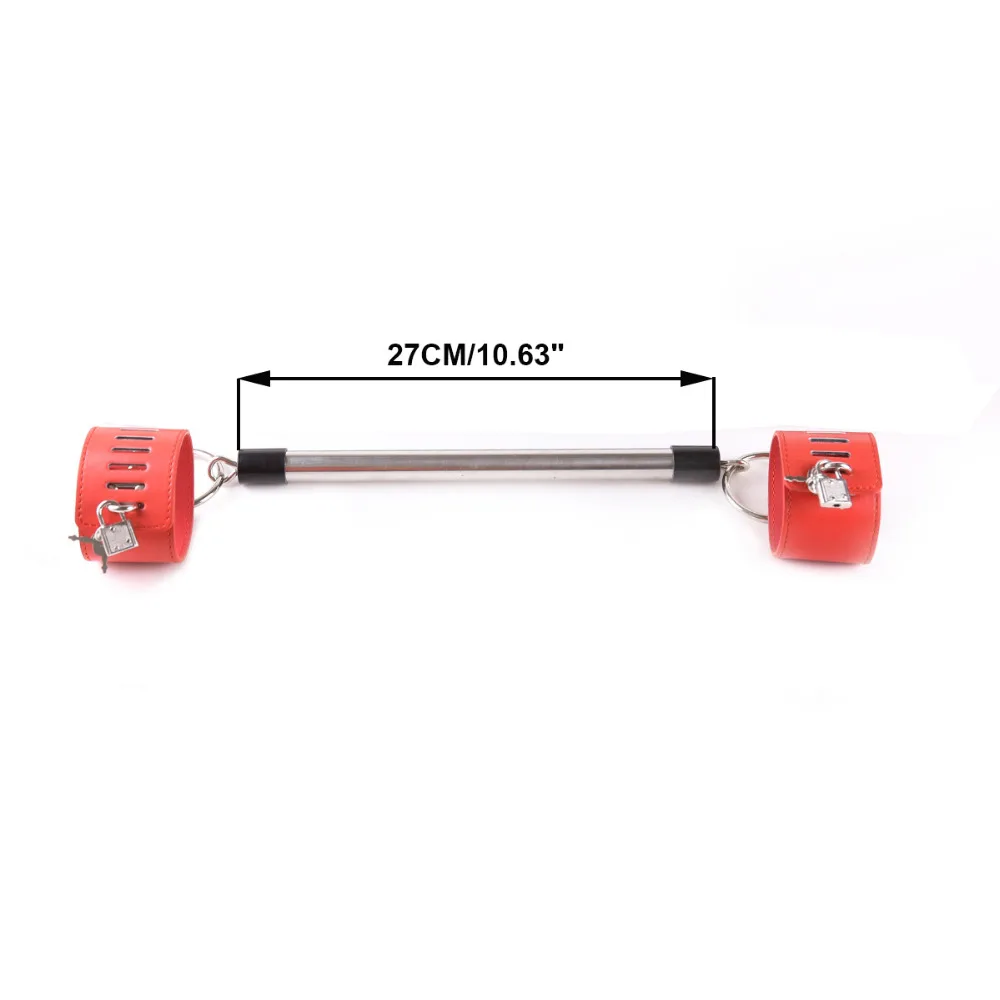 CamaTech металлический разбрасыватель из нержавеющей стали с кожаными манжетами на