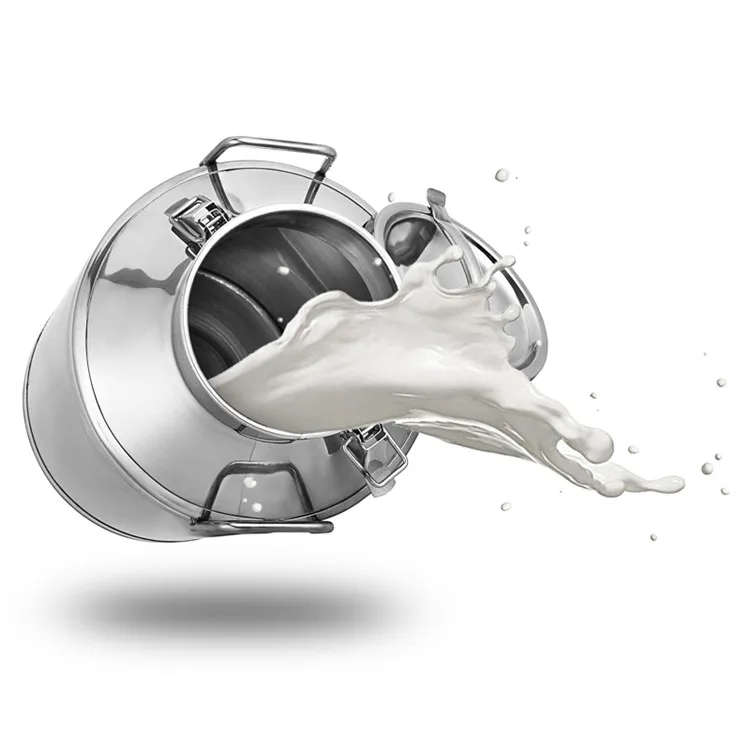 

Silicone Seal NEW Stainless Steel Milk Can with Lid - 50L capacity