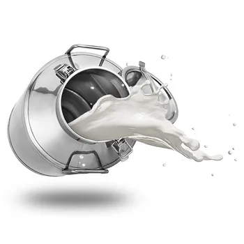 

Silicone Seal NEW Stainless Steel Milk Can with Lid - 50L capacity