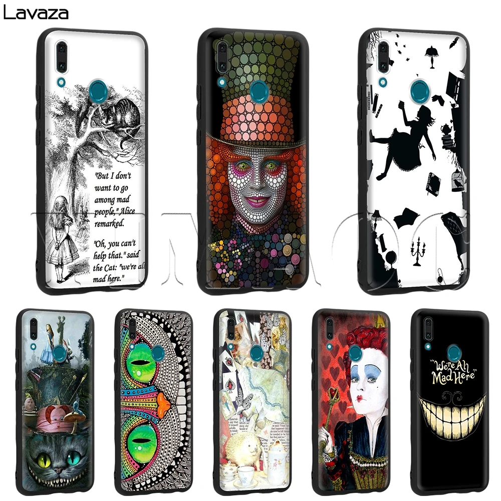 

Lavaza Alice in Wonderland Case for Huawei Mate 20 Honor 6a 7a 7c 7x 8C 8x 9 10 Nova 3i 3 Lite Pro Y6 2018 Prime