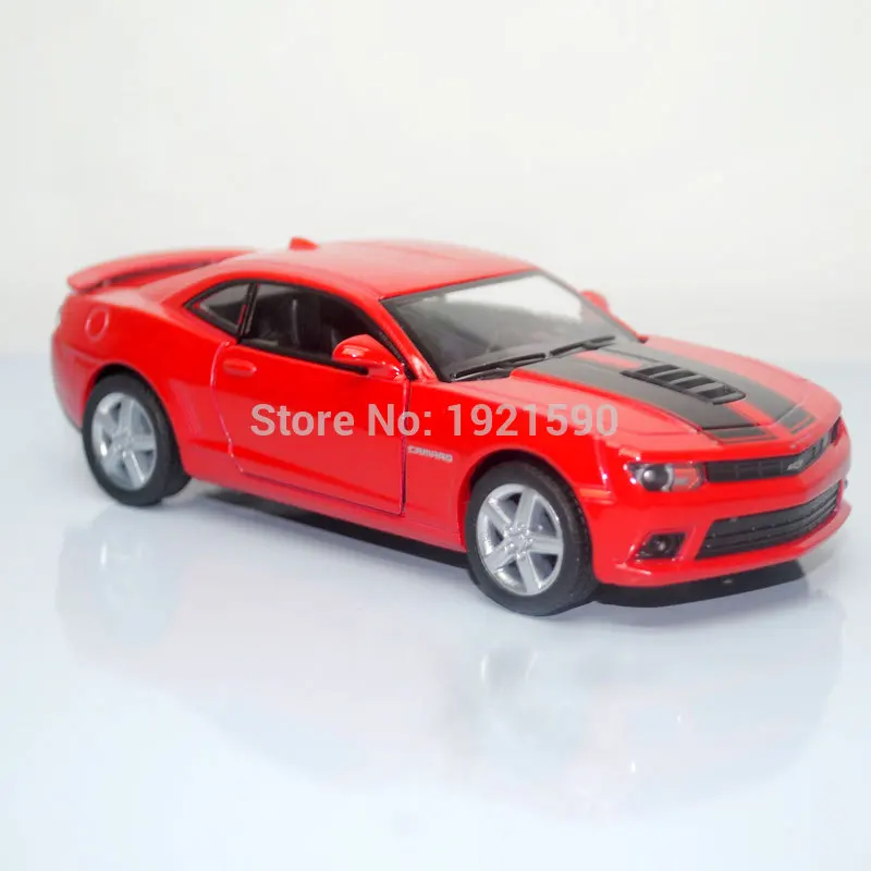 YJ 1/38 масштабные автомобильные игрушки Chevrolet Camaro литая металлическая модель автомобиля для коллекции/подарка/детей/украшения