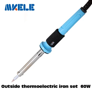 

ESI-C60 US Plug 220V 60W Welding Electric Soldering Iron Tool with Indicator light solder Lron Equipped with conversion plug