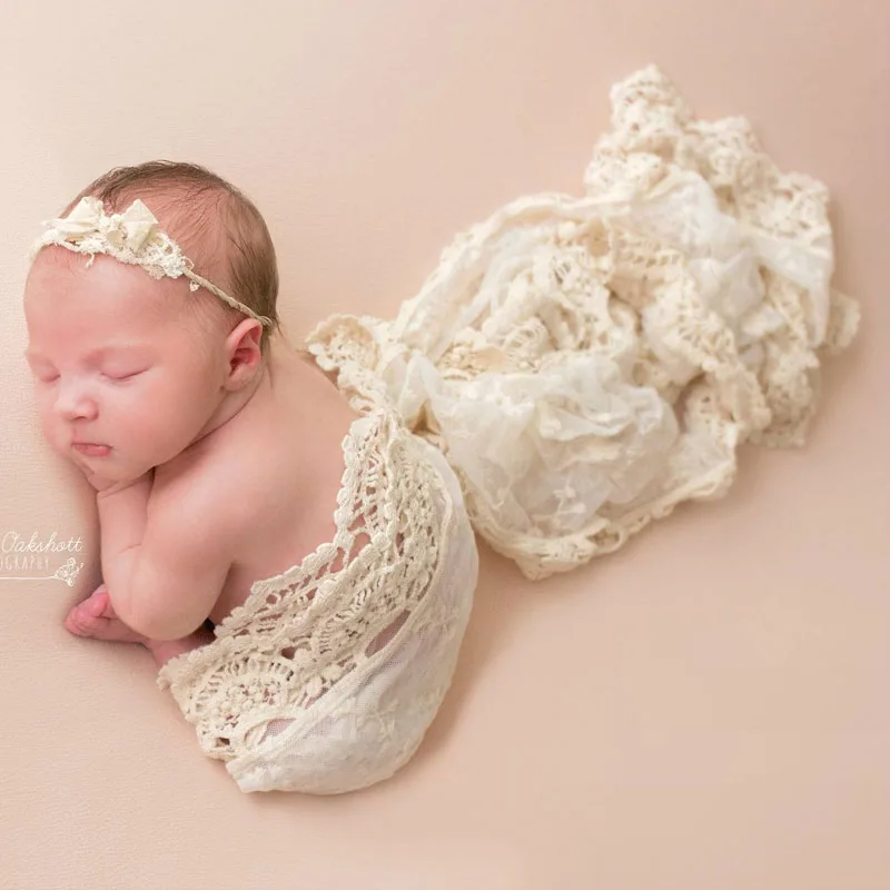 Newborn wrap photo prop, newborn photography props lace wrap