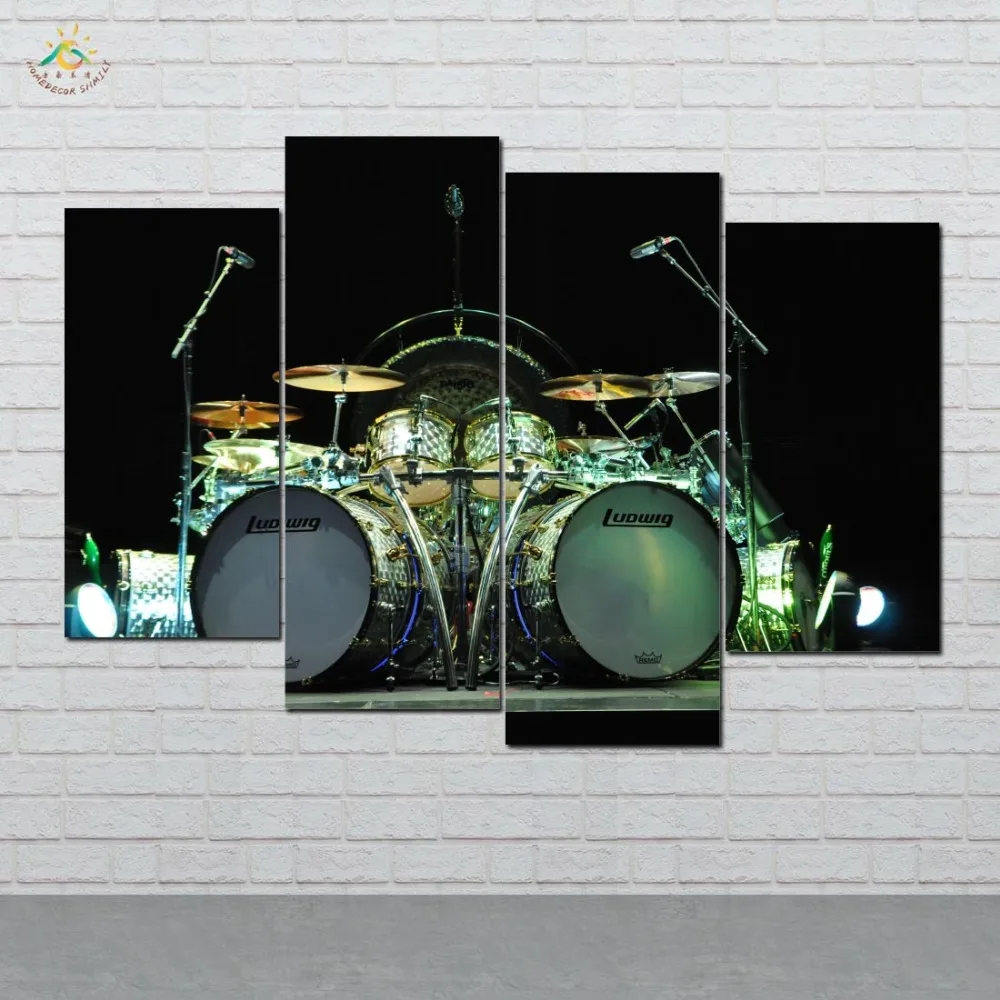 Abstract art Music Drums Wall Art HD Prints Canvas Art Painting Modular