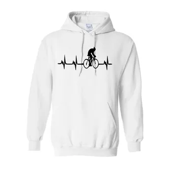 

Hot Hoodies men 2018 Autumn And Winter Brand Sweatshirts Details about Bicycle rider Heartbeat Tracksuit Jacket