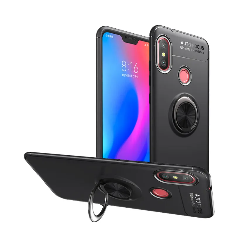 

Silicone Case For Xiaomi Redmi 6 Pro Case Soft Protection Cover Phone Coque For Xiaomi Redmi 6 6A Case Fundas With Ring
