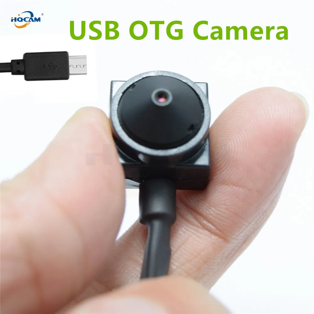 HQCAM 1080P 720P микро 2.0MP 1.0MP размер мини USB OTG камера широкий угол промышленное
