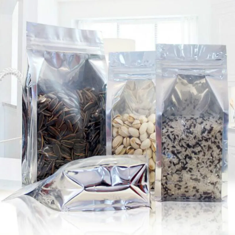 Aluminum Foil Packaging Zip Lock Food Packing Bags Medical Coffee Smell Proof Package Heat Seal Reclosable Pouch 19041701