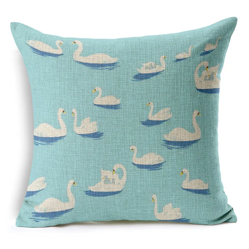 Partysu стиль фиолетовые цветы подушки для домашнего декора Новая подпись хлопок