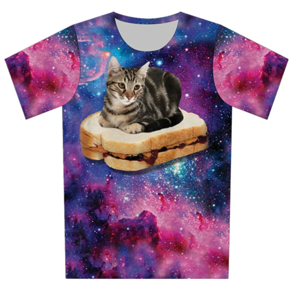 galaxy cat t shirt