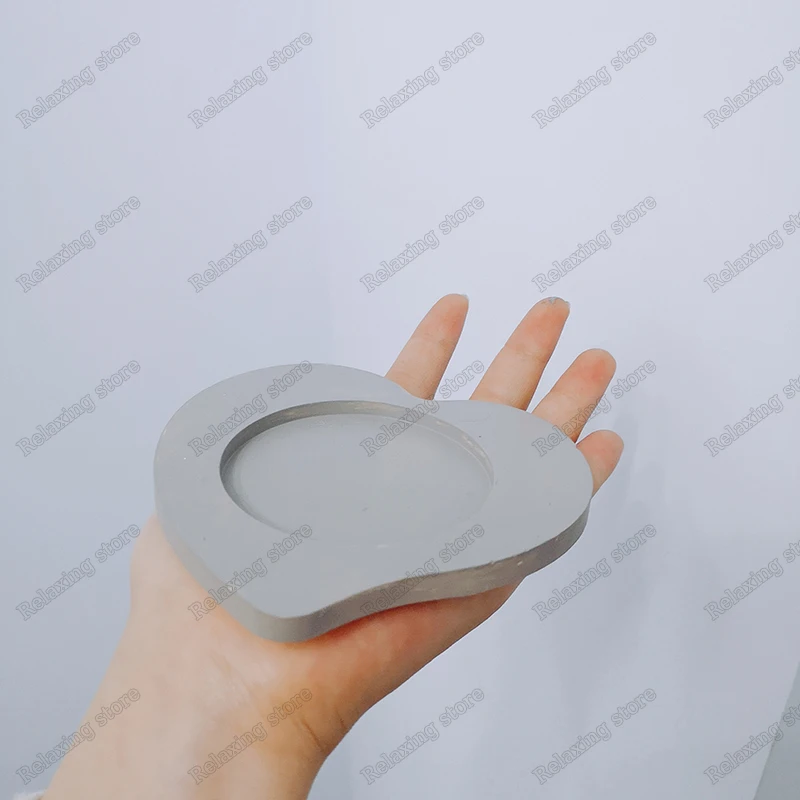 Форма сердца каботажное судно бетонный поднос силиконовая формочка в виде