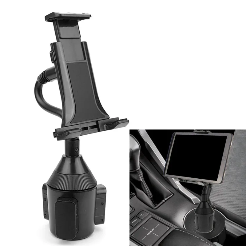 

Universal Tablet Phone Holder for iPad for Samsung Galaxy 7-10 inch Tablet Adjustable Car Cup Holder Mount Mini