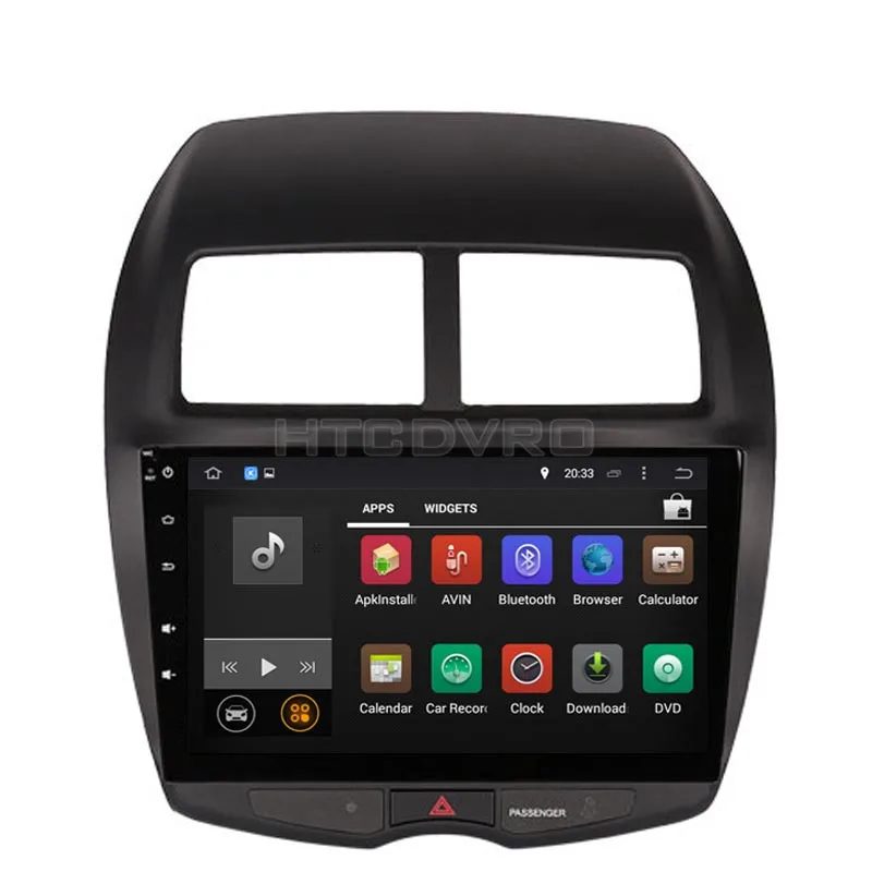 Clearance YMODVHT 10.1inch Octa Core 4GB+32GB Android 9.0 Car DVD Player for Mitsubishi ASX 2007-  Radio Stereo GPS Navigation 1