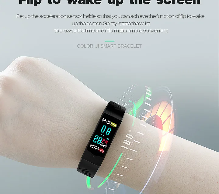 Bozlun Смарт Спорт Фитнес трекеры для IOS Bluetooth часы с HeartRate крови Давление браслет шагомер Smartband