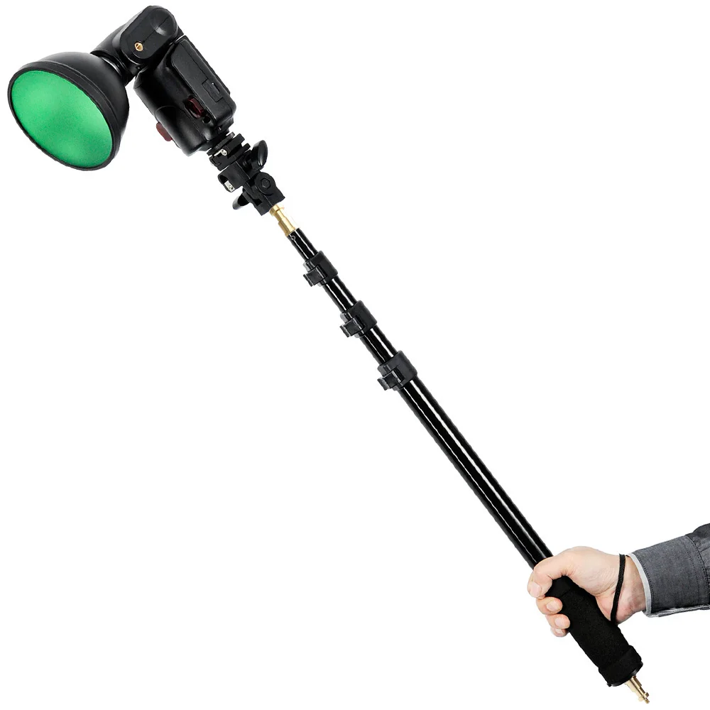 

Godox AD-S13 55-160cm Portable Light Boom Pole Stick 1/4 Male Thread for WITSTRO Flash AD180 AD360 Photo Studio Accessories