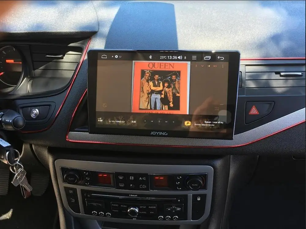 Автомобильный радиоприемник JOYING Android 8 1 4 Гб + 64 ГБ 9 дюймов один din 2 5D экран GPS плеер