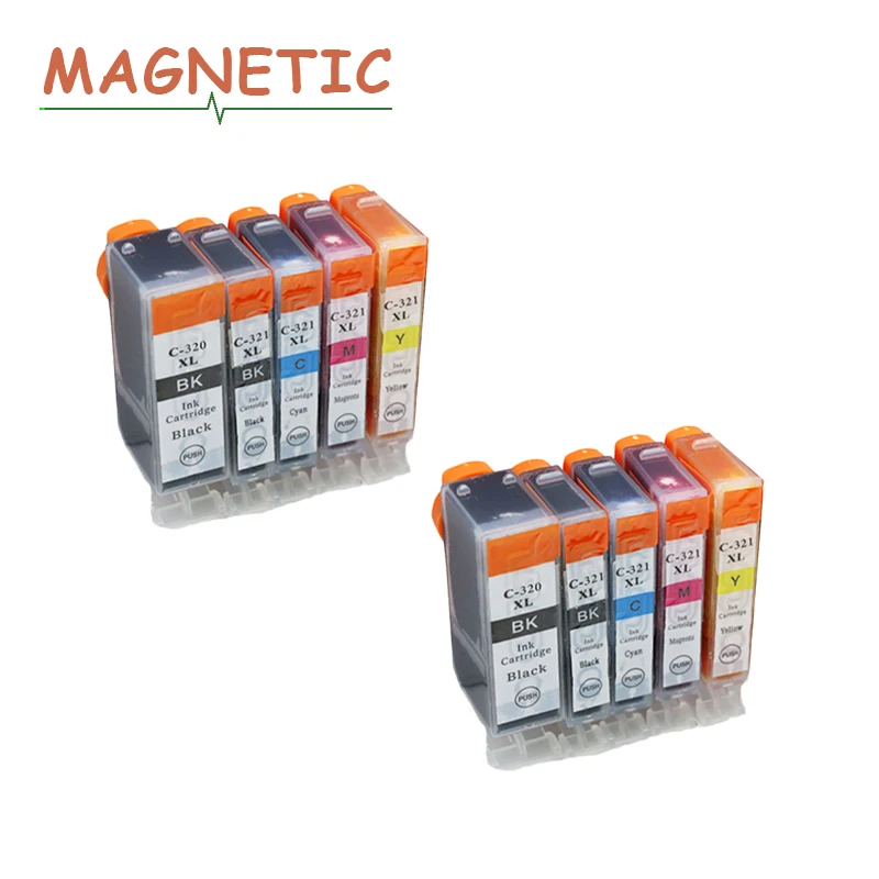 10PK Ink Cartridges BCI-320 BCI320 320 for CANON PIXUS (Japan) MP540 MP620 ip3600 ip4600 MP630 MP980 MX860 MX870 | Компьютеры и офис