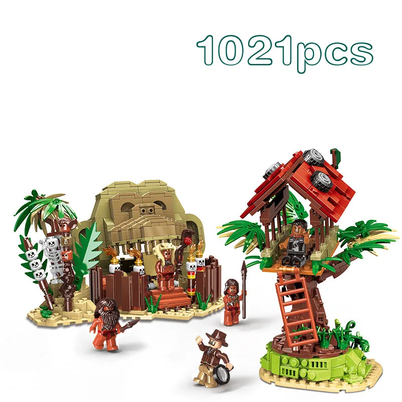 

Military series special forces field survival adventure Mini military rubber boat DIY accessories building blocks Toys Gifts