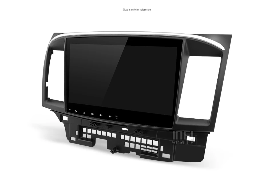 Discount Android 9.0 Car DVD for Mitsubishi Lancer 2005-2016 with 10.1 inch 2 DIN 3G/4G GPS radio video player eight core car navigation 19