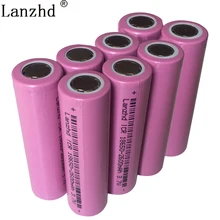 8PCS 18650 Rechargeable Battery 3.7v lithium Batteries Li ion Capacity 2600MAH Li-ion for samsung