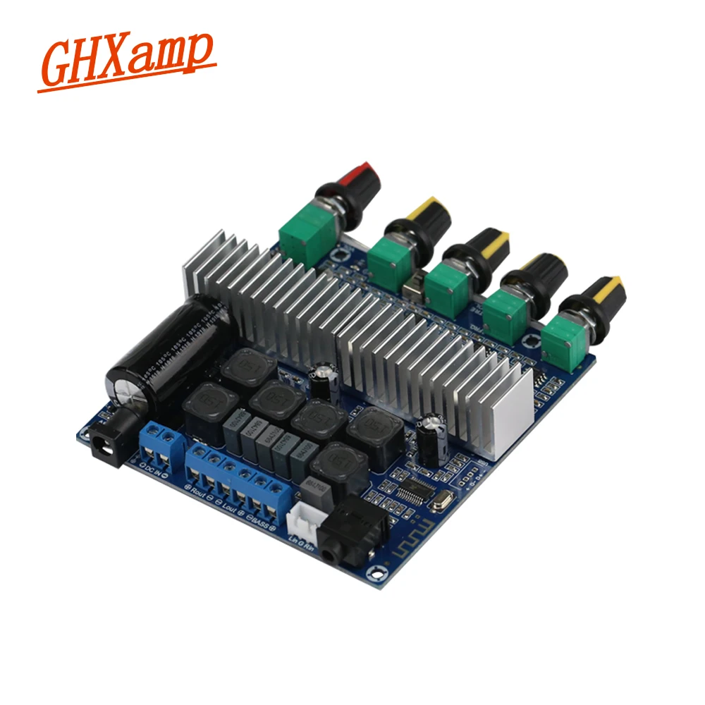 GHXAMP TPA3116 2.1 Subwoofer Bluetooth Amplifier Digital Audio Board 50W*2+100W Bass AUX For 2.1 Bluetooth Speaker DIY NEW