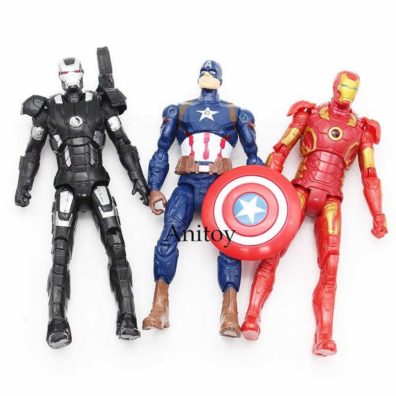 Buy 3 pcs/set Captain America The Avengers Iron Man