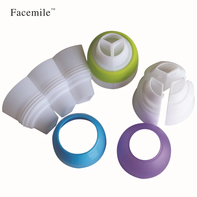 

3PCS/Set Icing Piping Decorating Nozzle Converter Adapter Cake Decorating tools Pastry Converter Fondant Decor ZH050