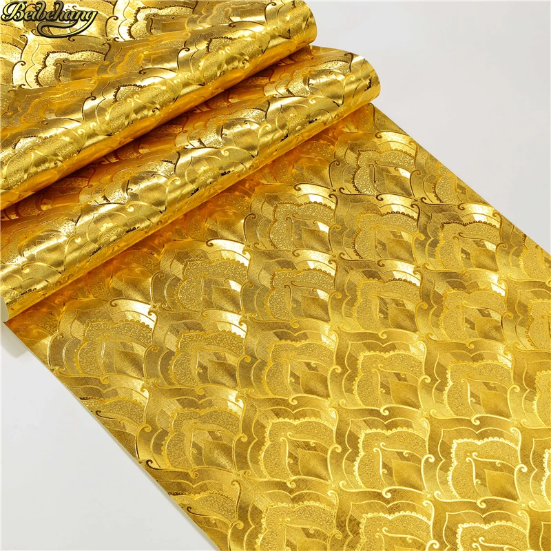 beibehang Gold foil wallpaper roll Buddha Hall reflective golden wallpapers for living room KTV ceiling wall papers home decor