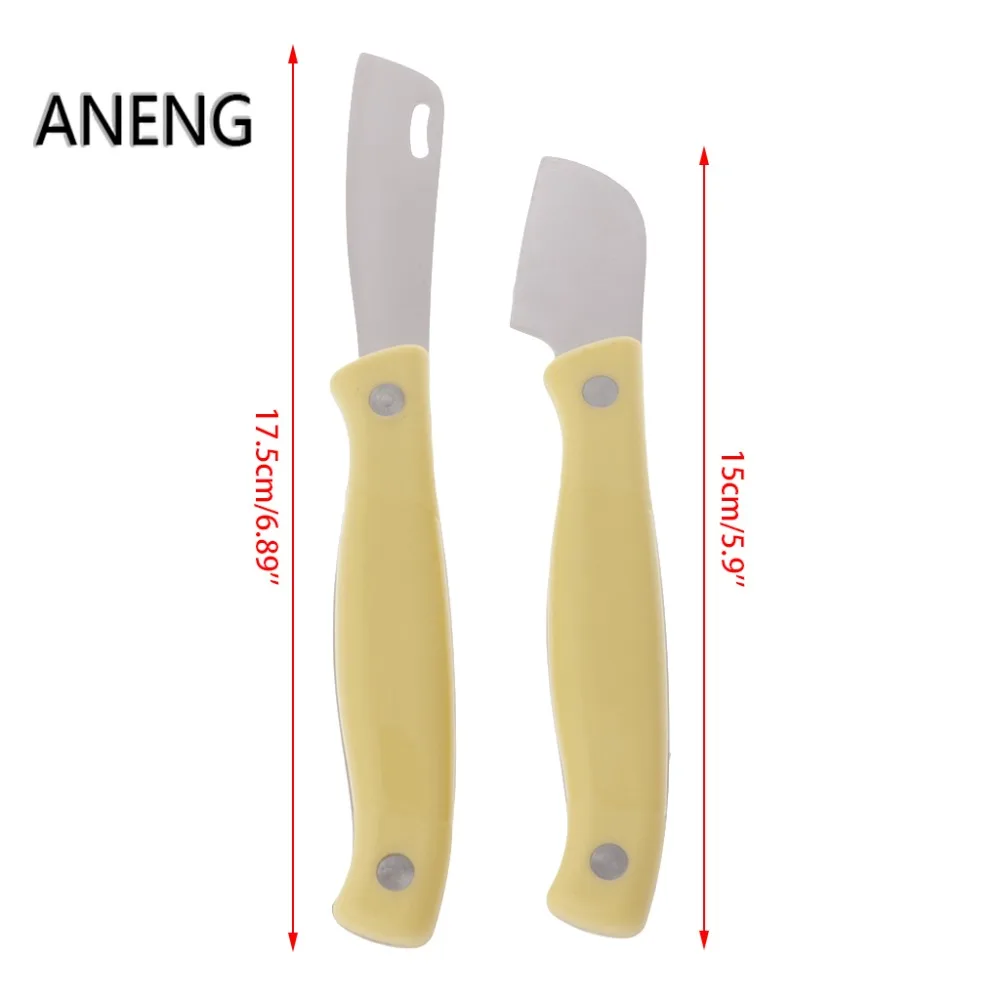 

ANENG 2Pcs Gardening Knife Set Professional Wood Grafting Carbon Steel Tool